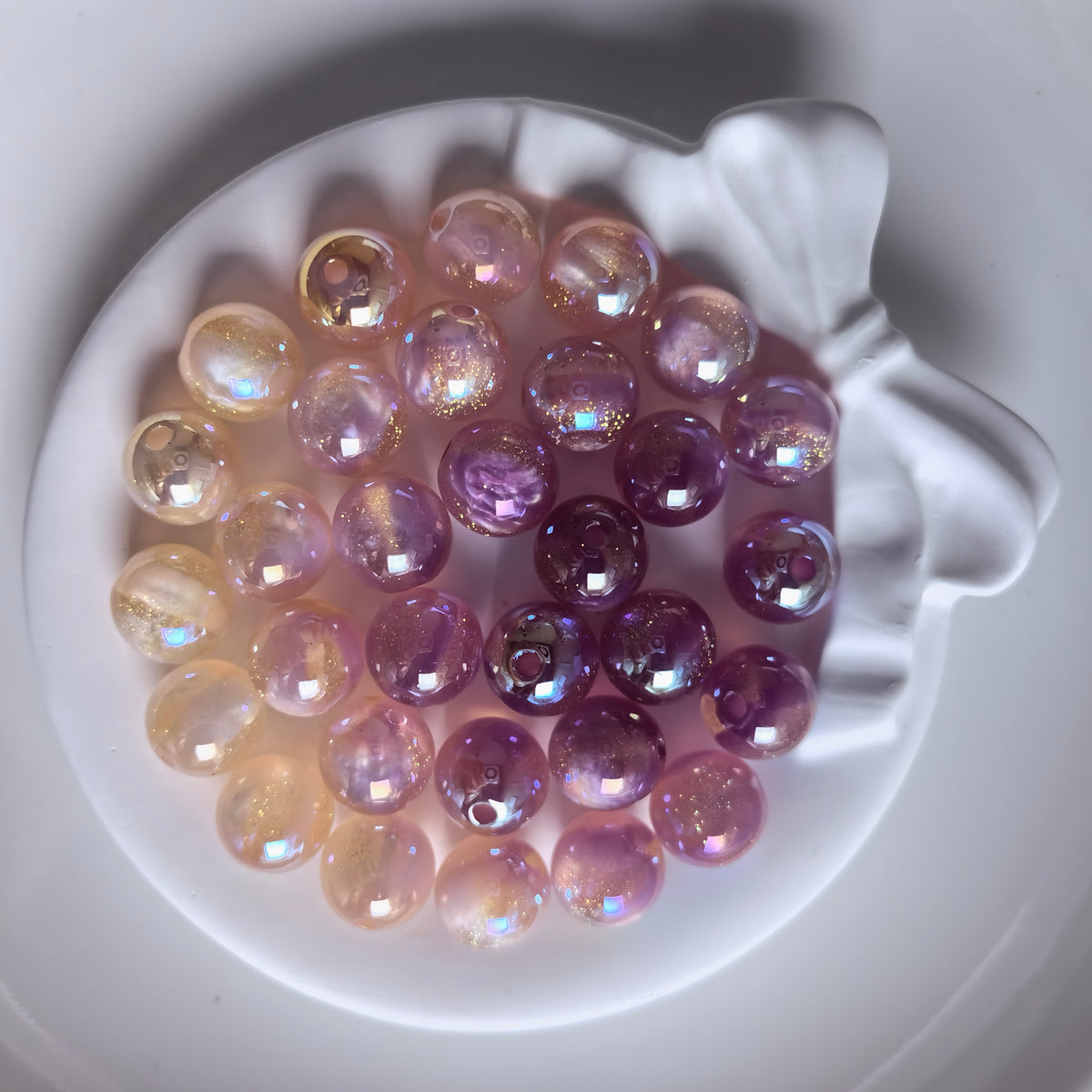 12mm Luxury Acrylic Color Change Beads